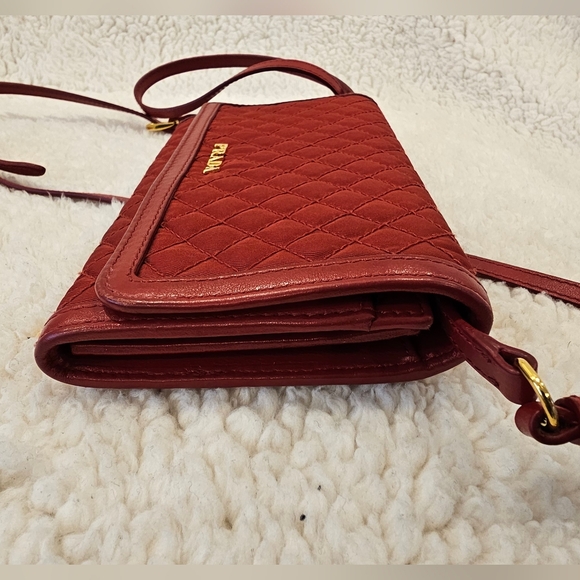 Prada Pre-loved Impuntu Tessuto Wallet On Strap - Picture 4 of 7